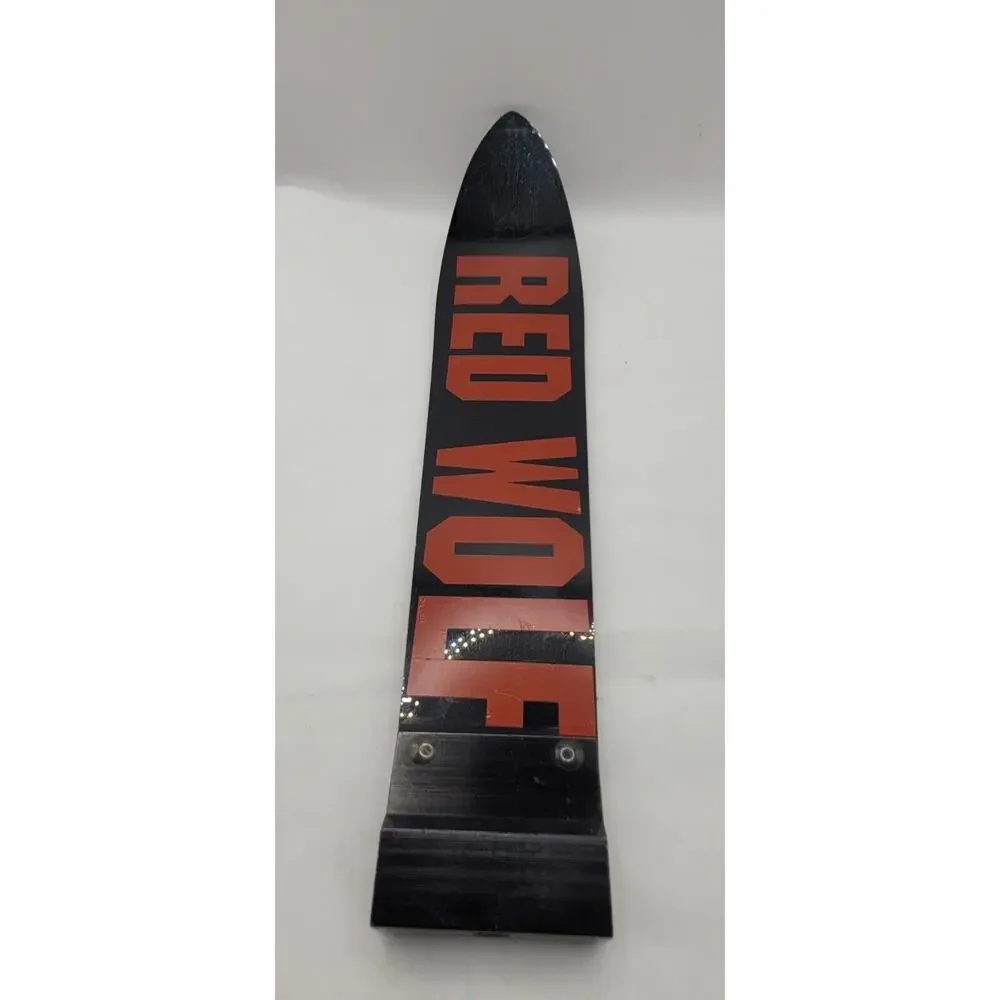 Rare Red Wolf Snowboard Beer Tap Handle